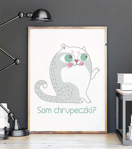 plakat. som chrupeczki? (format A3) Love Life and Forest