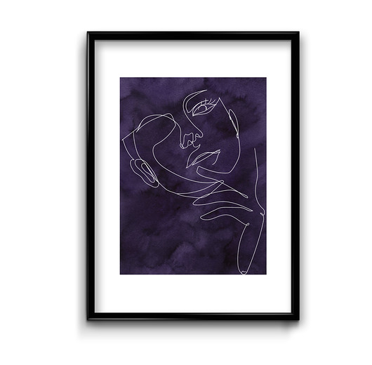 plakaty Plakat Violet Woman No.1