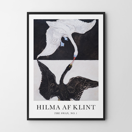 plakaty Plakat Hilma af Klint The Swan
