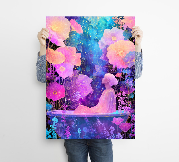 plakaty Magiczna kąpiel - grafika na plakacie