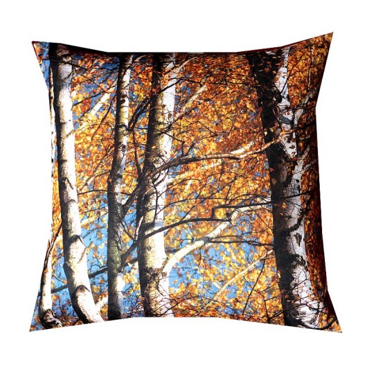 Jesienne brzozy poducha 45cm AT design