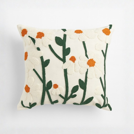 poduszki z grafiką Poszewka dekoracyjna w kwiaty