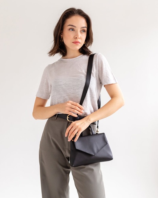 torby na ramię ELISE Petit Black Shoulder Bag