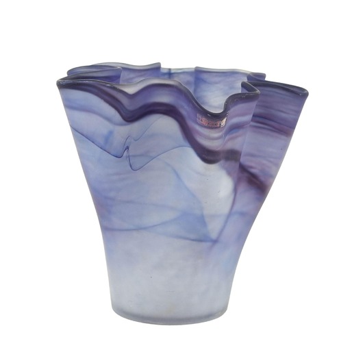 wazony Wazon fioletowy tulip, duński design, lata 70, produkcja: Dania