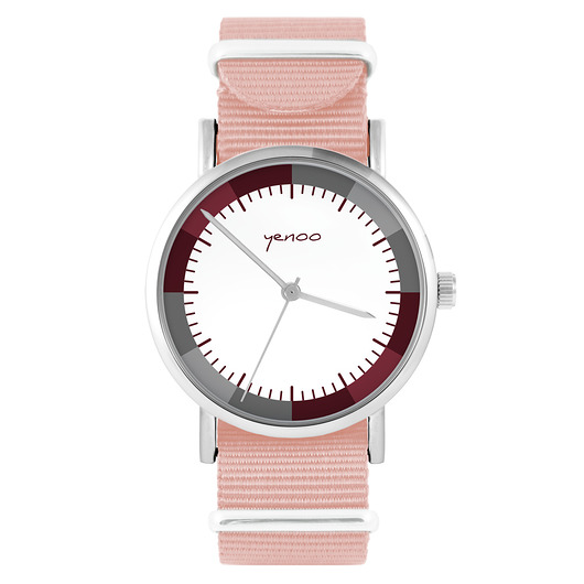 zegarki damskie Zegarek - Classic wine - brzoskwiniowy róż