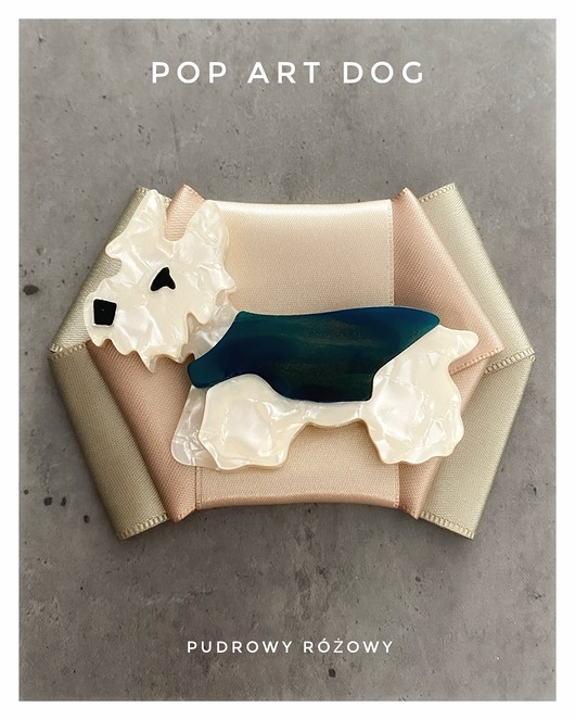 broszki Kolekcja Pop Art Dog Brosza  West / White Terrier. NEW