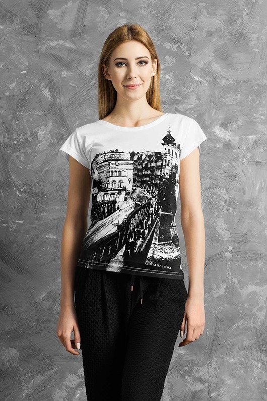 T-shirt damski MOST CHWALISZEWSKI TCITY