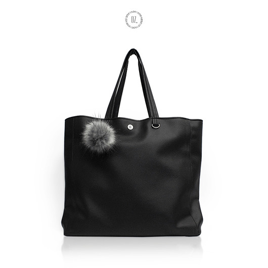 Torba XL BLACK WOLF - torba miejska shopper Bags of OZ