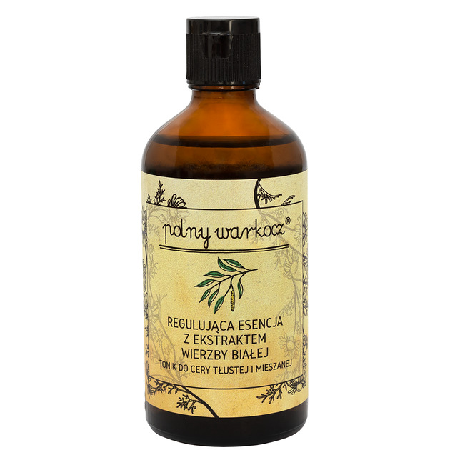 hydrolaty do twarzy Regulująca esencja z ekstraktem wierzby białej - tonik do cery tłustej i mies