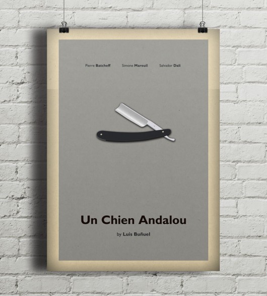 Pies andaluzyjski - plakat minimalmill