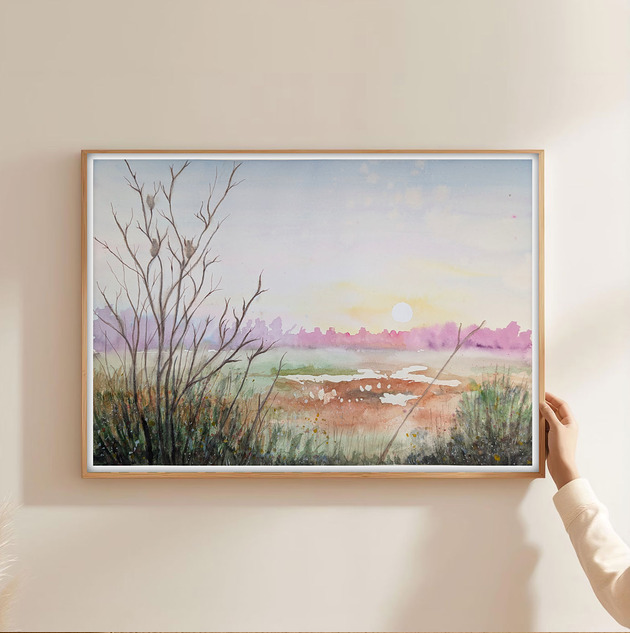 grafiki i ilustracje Plakat. Pejzaż