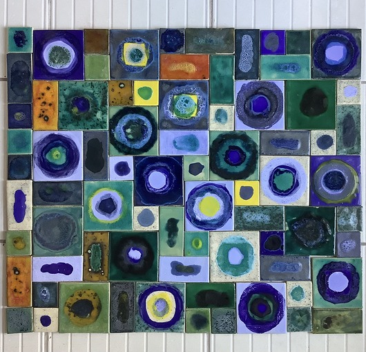 kafle i panele Ręcznie robione kafelki "Rozmyślając o Fangorze II"