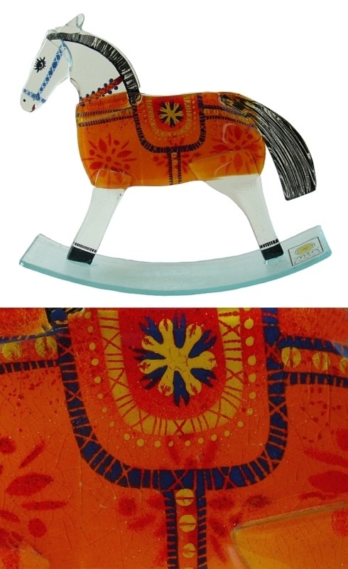Konik na biegunach Tabasco Borowska Glass Design