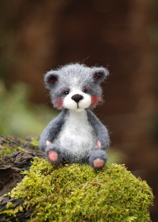 Szary Miś BoboLobo Handicraft