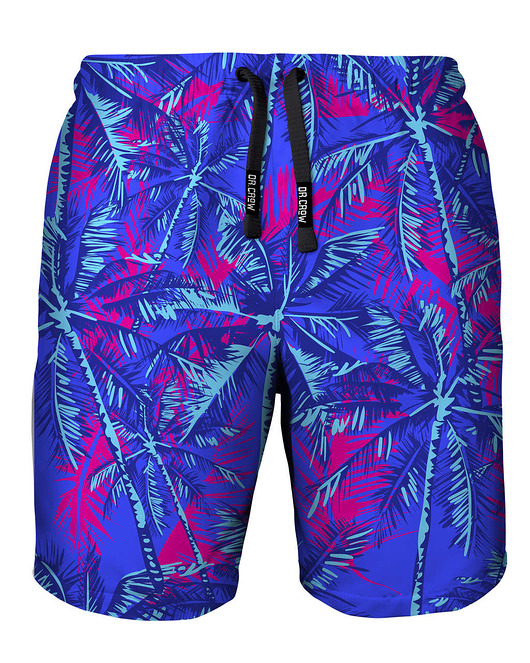spodnie męskie Shorty Kąpielowe Męskie DR.CROW Neon Palms