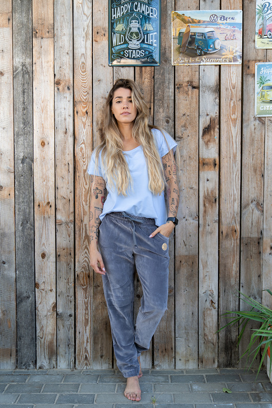 spodnie materiałowe damskie Velvet Pants