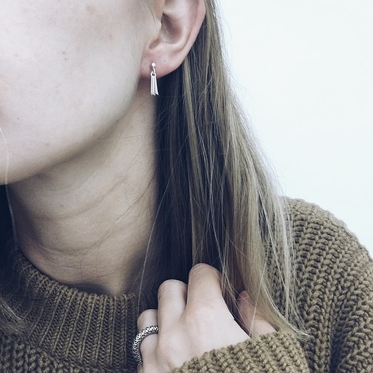 kolczyki srebrne Kolczyki srebrne Minimal Chains Earrings (silver)