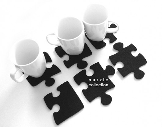 puzzle pod kubek marsz ! felt label