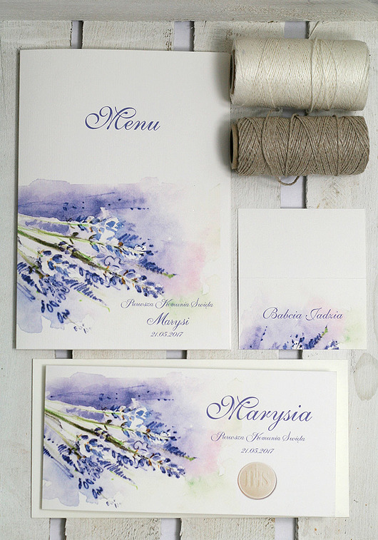 zaproszenia na komunię Komunia , zaproszenia - LAWENDA