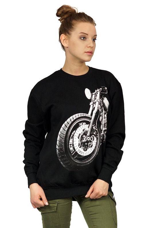 bluza z kapturem damska Bluza marki UNDERWORLD unisex Motorbike