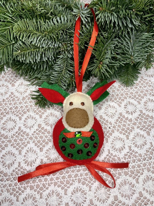 ozdoby choinkowe Zawieszki renifery na choinkę