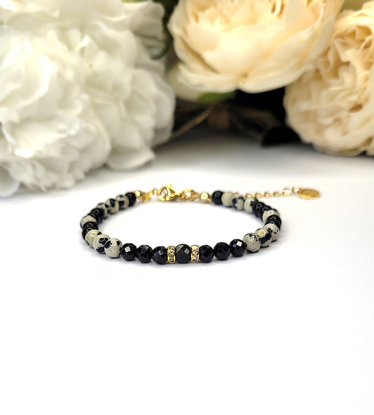 bransoletki z kamieni naturalnych Elegancka bransoletka z Turmalinem