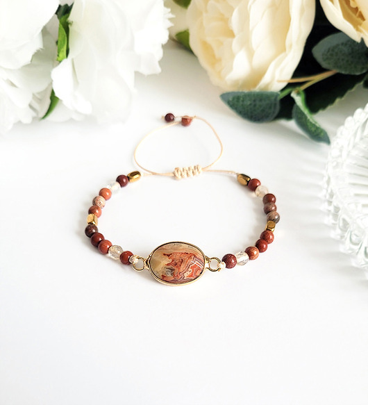 bransoletki z kamieni naturalnych Miłość i bogactwo- Agat i Cytryn