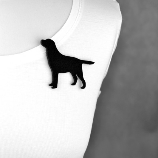 FeltDog 8 felt label