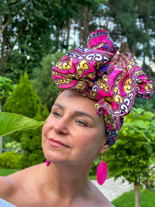 czapki damskie Chusta na turban Sakavalana