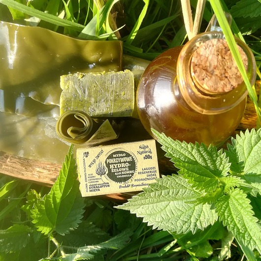 mydło w kostce MYDŁO Pokrzywowe z algami - 50 G
