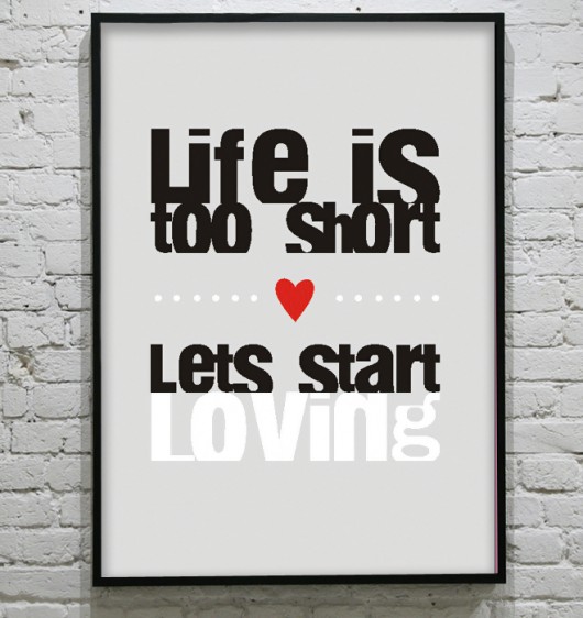 plakaty Life is too short ... - POSTER