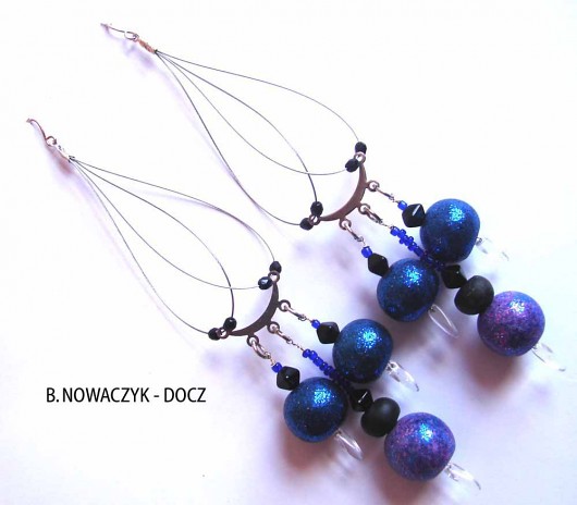 kolczyki &quot;nocny sen&quot; aniaibasia