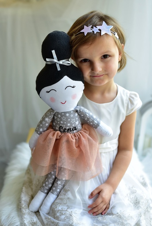 lalki Lalka szmacianka z imieniem