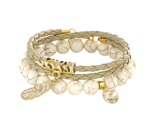 Indian feather - beige & ivory. Lavoga