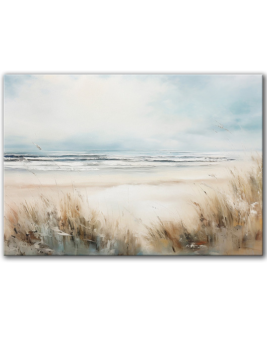 obrazy Obraz na płótnie - 100x70 cm Morski pejzaż (1-0612)
