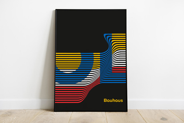 plakaty Bauhaus Art Exhibition Poster