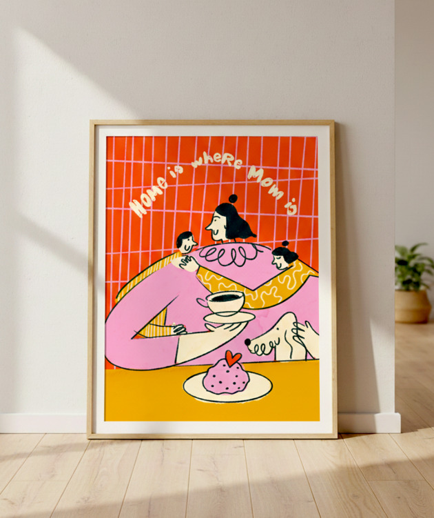 plakaty Plakat Home is where Mom is