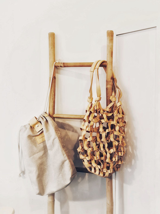 torby na ramię Net Bag Natural - pleciona torba / worek