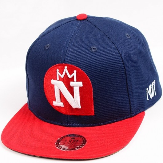 Czapka Snapback Nuff Wear - Navy & Red Nuff