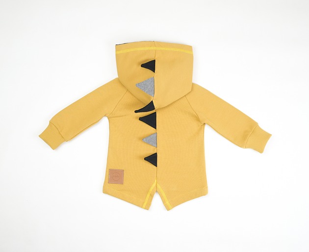 bluzy dla chłopców Dino Bluza Musztarda