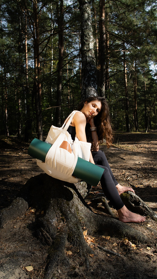 akcesoria do jogi Torba na jogę TANSY Cream