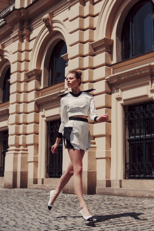  Black&White Ballerina - 1 Rita Krzysiek HANDMADE SHOES