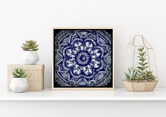 Sale! Mandala 50x50cm Malgorzata Domanska