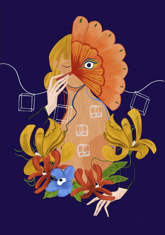 grafiki i ilustracje Autorska ilustracja: Barcelona