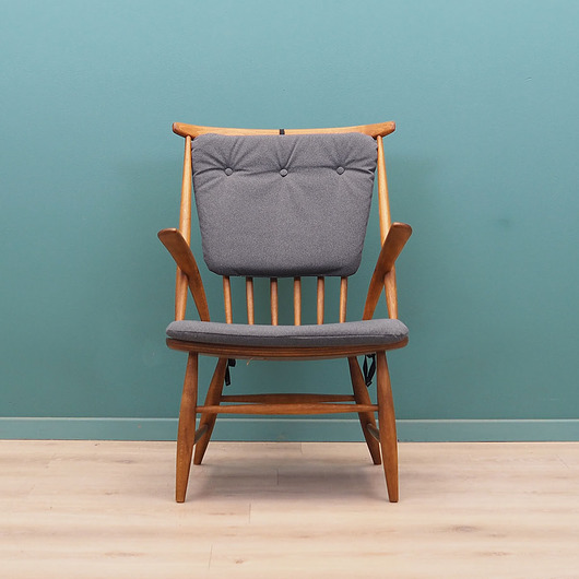 krzesła Krzesło bukowe, duński design, lata 60, Illum Wikkels
