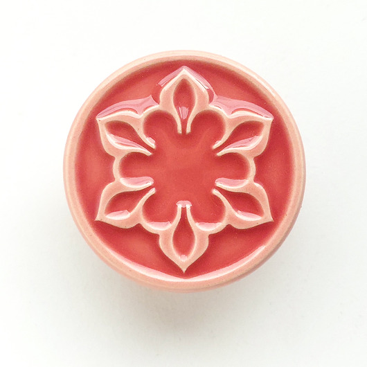 gałki do mebli Gałka do mebli różowa, wz.2