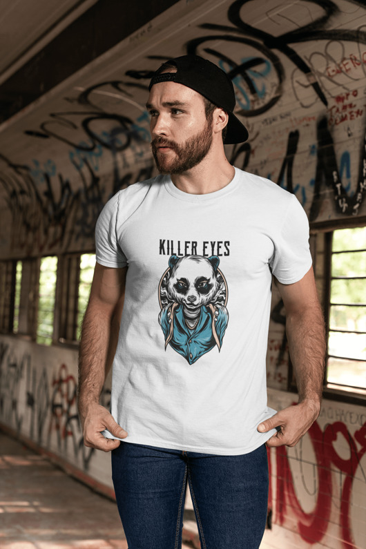 t-shirty męskie męska koszulka Killer Eyes