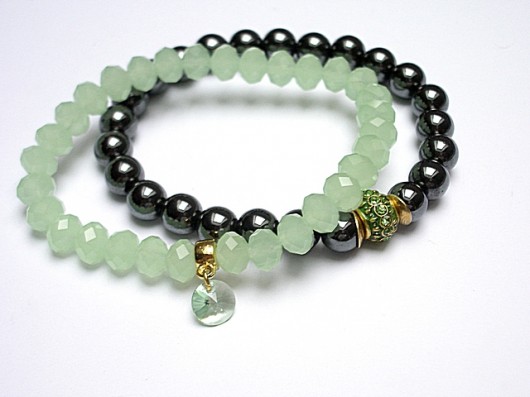 Duo - Graphite and Peridot KiKa pracownia
