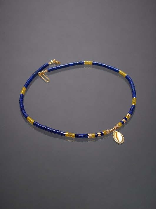 chokery Lapis lazuli vol. 25 /choker/ - Szlachetna kolekcja /28.07.26/
