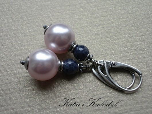 powder rose & sapphire Katia i krokodyl